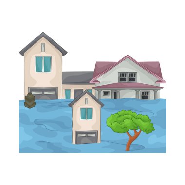 Sel suları şehrin sokaklarını sardı, onları nehirlere ve su altındaki binalara dönüştürdü. Şehir manzarası artık tanınmaz haldeydi. Sel suları ve yüzen döküntülerle kaplıydı..