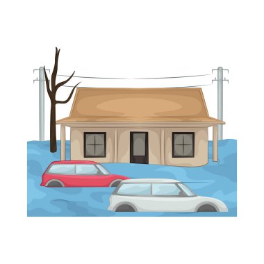 Sel suları şehrin sokaklarını sardı, onları nehirlere ve su altındaki binalara dönüştürdü. Şehir manzarası artık tanınmaz haldeydi. Sel suları ve yüzen döküntülerle kaplıydı..