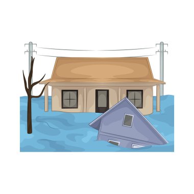 Sel suları şehrin sokaklarını sardı, onları nehirlere ve su altındaki binalara dönüştürdü. Şehir manzarası artık tanınmaz haldeydi. Sel suları ve yüzen döküntülerle kaplıydı..