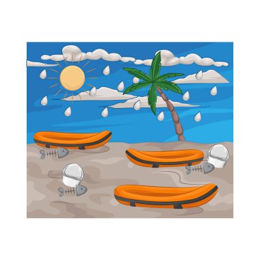 Seller şehrin sokaklarını sardı, onları nehirlere ve boğulan ağaçlara dönüştürdü..