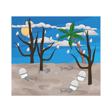 Seller şehrin sokaklarını sardı, onları nehirlere ve boğulan ağaçlara dönüştürdü..