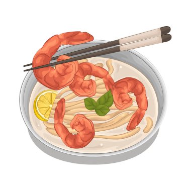 Bu karidesli erişte çorbası gerçekten tatmin edici. Yumuşak, sulu karides, lezzetli, lezzetli bir et suyunda kaynıyor. Erişteler mükemmel pişiriliyor. Tatmin edici bir doku yaratırken tüm lezzetli tatları emiyor..