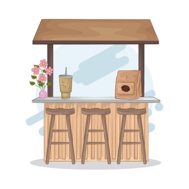 Bar tabureleriyle birleştirilmiş minimalist bir bar masası. Tablo pürüzsüz ve dayanıklı bir yüzey sunarken, uyumlu tabureler ergonomik bir tasarım ile rahatlık sağlar..