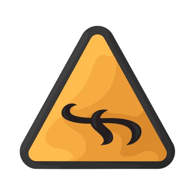 Bir Kaygan Yol tabelası, yol yüzeyinin çoğunlukla yağmur veya buz nedeniyle yol tutumunun azalmasına yol açabileceği koşullar hakkında uyarıda bulunur..