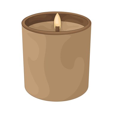 A candle is a wax stick with a wick that can be lit to produce light and create ambiance.