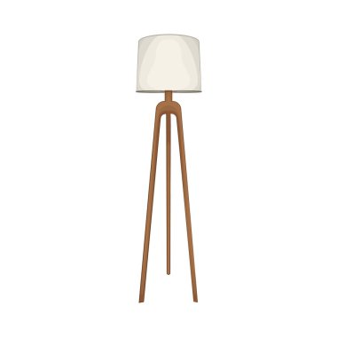 A floor lamp is a tall, freestanding light fixture that illuminates a room from the floor level.