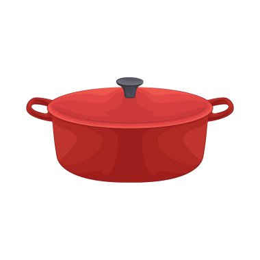 A cooking pot is a deep, lidded vessel used for boiling, simmering, or stewing food on a stovetop.