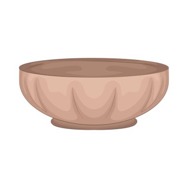 A bowl is a deep, round dish used to prepare, mix, or serve food.