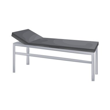 A Hospital bed is an adjustable bed designed for patient comfort and medical care, often equipped with rails and remote controls.
