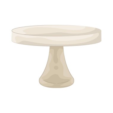 Doğum günü pastasını göstermek için bir pasta standı kullanılıyor, kutlamanın ana parçası olarak sunuluyor..