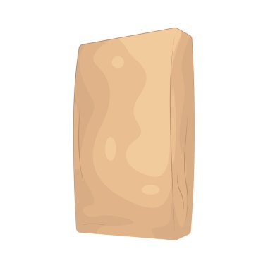 İçinde toz çimento bulunan bir çuval, beton ve harç yapımında kullanılan kilit bağlayıcı bir malzeme..