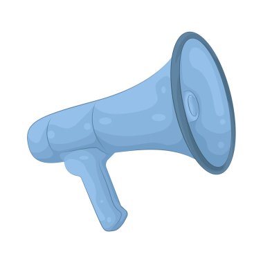 Megafon, genellikle topluluk önünde konuşma, duyuru veya savunmada kullanılan güçlendirilmiş iletişimi sembolize eder..