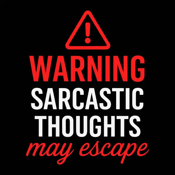 Alaycı Düşünceler Komik Tişört Tasarımı 'ndan Kaçabilir