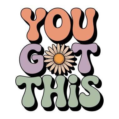 Retro tipografi T-Shirt Tasarımı 2 Motivasyon Klasik Alıntı Tee