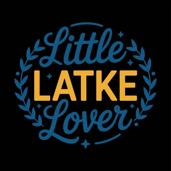 Küçük Latke aşığı şirin Hanuka bayramı yemeği tişörtü