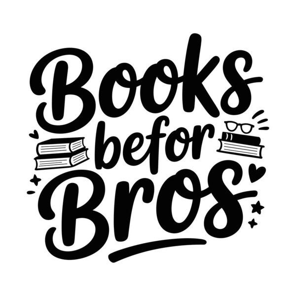 Книги перед bros svg дизайн футболки для любителей книг и студентов