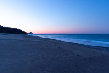 Denizde güzel bir gün batımı
