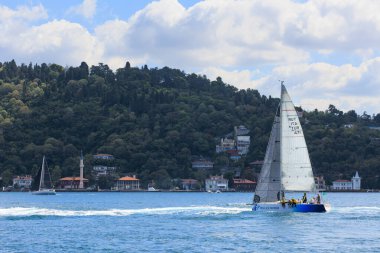 MATRIX team's sailboat and its squad in 24th Bosphorus Cup on 20 September 2025