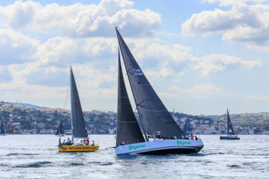 MERSIN YELKEN AKADEMISI , SANTA LUCIA t eam's sailboats in 24th Bosphorus Cup on 20 September 2025