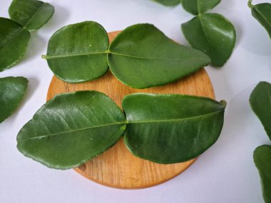 Kafir limon yaprakları. Özellikle Asya mutfağında, eşsiz lezzetleri ve aromaları için kullanılırlar. Bitkisel ilaçlar da dahil olmak üzere çeşitli uygulamalarda da kullanılmaktadırlar.