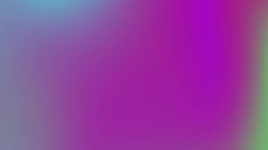 Bu büyüleyici soyut gradyan video deniz mavisi, mor ve yeşil renkleri harmanlıyor, hareket grafikleri, sunumlar veya dijital sanat projeleri için mükemmel..