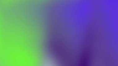 Pürüzsüz ve büyüleyici soyut arkaplan, parlak yeşilden koyu mor bulanık renklere kusursuz bir solgunluk, modern dijital sanat için ideal..