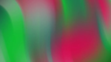 Canlı ve akışkan soyut gradyan arkaplan, görsel temas için hafif kıvrımlı kıvrımlı hareketli bulanık yeşil ve kırmızı renklerin büyüleyici bir karışımını içeriyor..