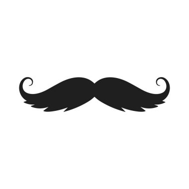 Şık kıvrımlı bıyıklı bir siluet vektör çizimi, berber dükkanı markalaşması, klasik tasarımlar, hipster estetiği, Movember kampanyaları ve erkeksi temalı sanat eserleri için ideal. Bu zarif ve zamansız bıyık tasarımı tişörtler ve logolar için mükemmel., 