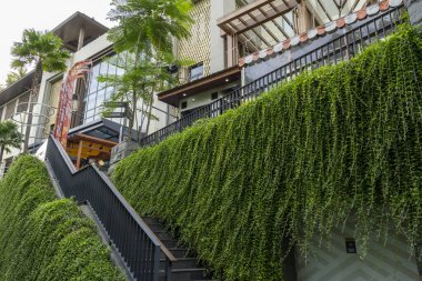 Bali, Endonezya - 23 Aralık 2024: Denpasar, Bali 'de Yaşayan Dünya Alışveriş Merkezi