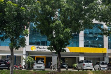 Jakarta, Endonezya - 30 Ocak 2025: Bintaro Sektörü 7 'deki Prodia Binası