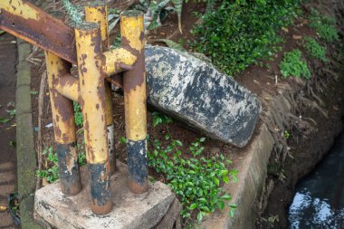 Jakarta, Endonezya - 30 Ocak 2025: Bintaro Jaya 'da yerleşim alanı kapısı