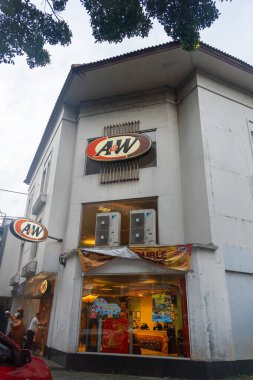 Jakarta, Endonezya - 30 Ocak 2025: Bintaro Jaya 'da bir & W fast food restoranı.