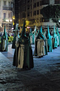 Naziler 'in Naziler şehrinde kutsal hafta, kutsal hafta geçidi Naziler, Portekiz