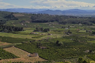 Dağların güzel manzarası