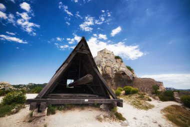 les baux-de-Provence, Fransa 'da kuşatma makinesi