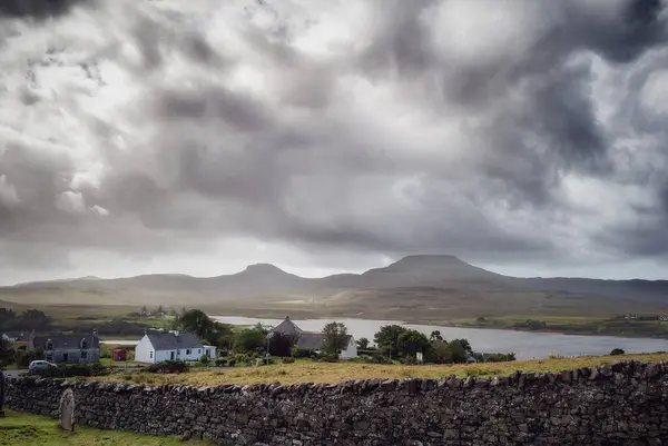İskoçya 'nın küçük köylü manzarası