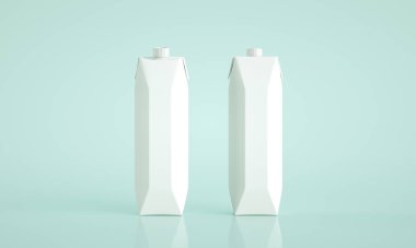 Meyve suyu ve süt için 1L ambalaj kutusunun yüksek çözünürlüklü resmi