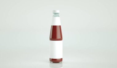 Şişe domates sosunun yüksek çözünürlüklü resmi