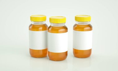 Şişelenmiş bal yüksek çözünürlüklü resim