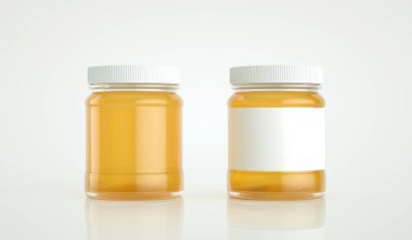 Şişelenmiş bal yüksek çözünürlüklü resim