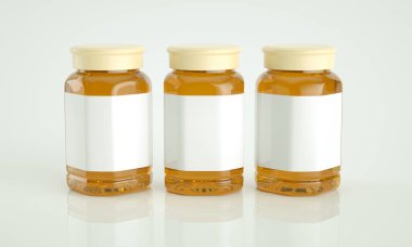 Şişelenmiş bal yüksek çözünürlüklü resim