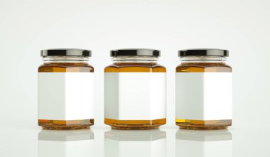 Şişelenmiş bal yüksek çözünürlüklü resim