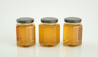 Şişelenmiş bal yüksek çözünürlüklü resim