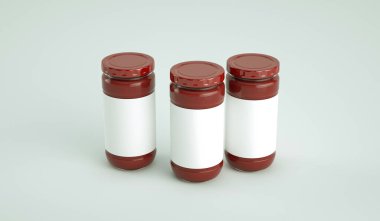 Kırmızı biber sosu ve domates sosunun yüksek çözünürlüklü resimleri.