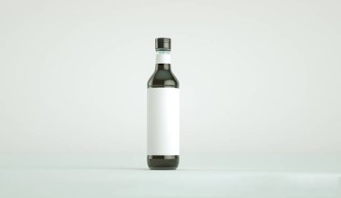 Soya sosu şişesinin yüksek çözünürlüklü resmi