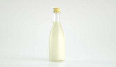 Şişe pirinç şarabının yüksek çözünürlüklü resmi