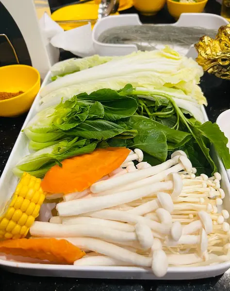 close up view of vegetables in Luang Prabang, Laos 