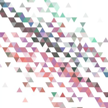 Üçgen mozaik soyut arkaplan, vektör illüstrasyonu