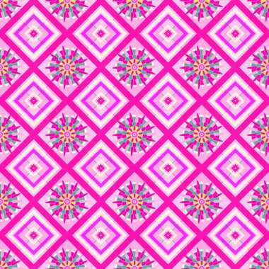 geometrik şekilli kusursuz desen