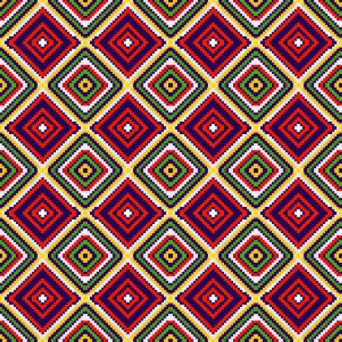 soyut etnik vektör arka plan sorunsuz. vektör çizim